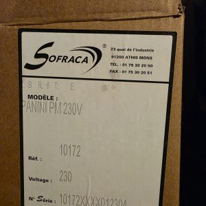 Grill panini Sofraca (marque Française)